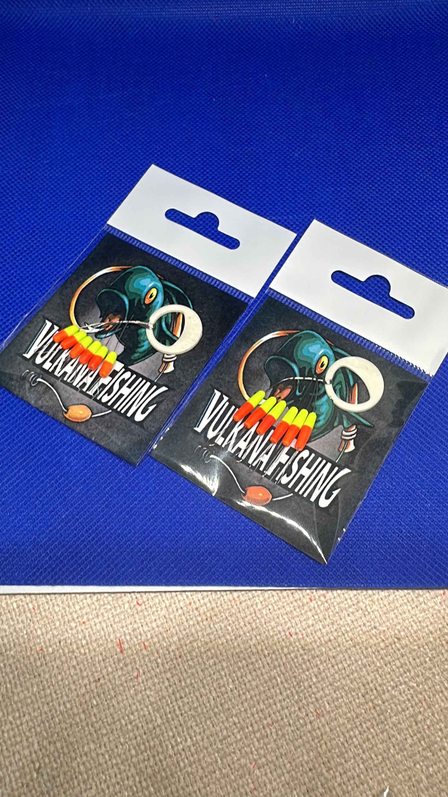 Perlas Flotantes/ Boyas Cápsula Bicolor Amarillo-Rojo