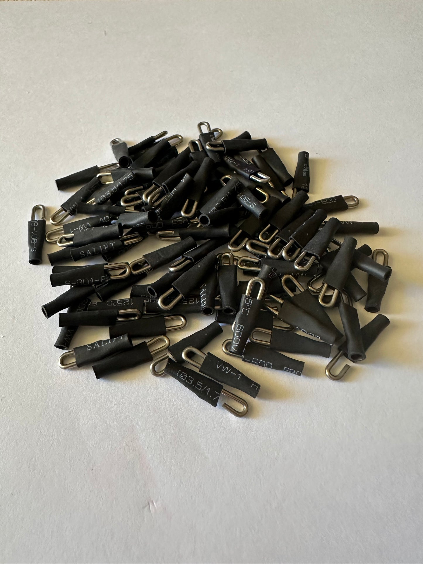 Snap/ Enganche Plomo 1 cm Negro