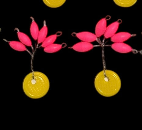 Perlas Flotantes/ Boyas Rosa mate (TALLA 1 y 2)