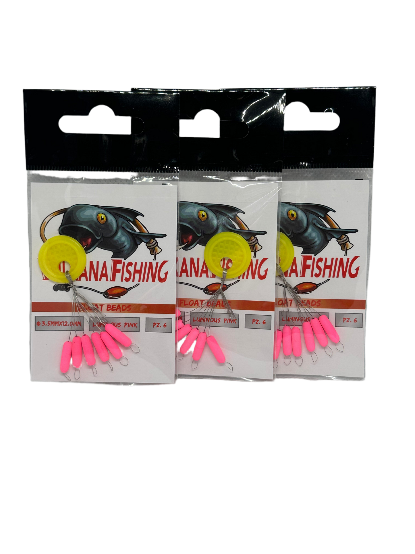 Perlas Flotantes/ Boyas Cápsula Rosa Luz 3.5x12mm