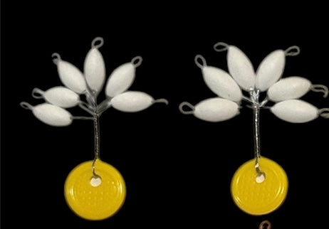 Perlas Flotantes/ Boyas Blanco Mate (TALLA 1 y 2)