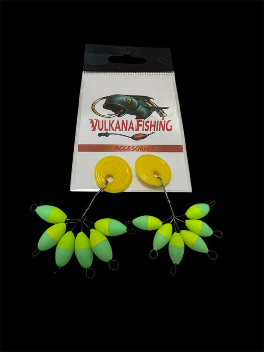 Perlas Flotantes/ Boyas Bicolor Lumi (TALLA 1 y 2)